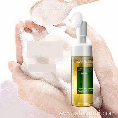 OEM/ODM Natural Green tea Face Cleanser Foam